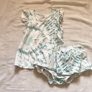 Grayson Threads tie dye top and skirt set, 18M